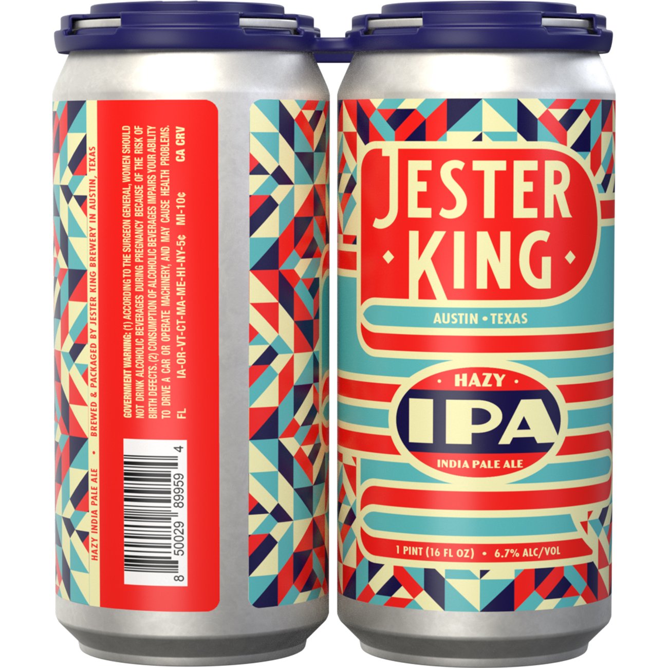 Jester King Hazy IPA Craft Beer 4 pk Cans - Shop Beer at H-E-B