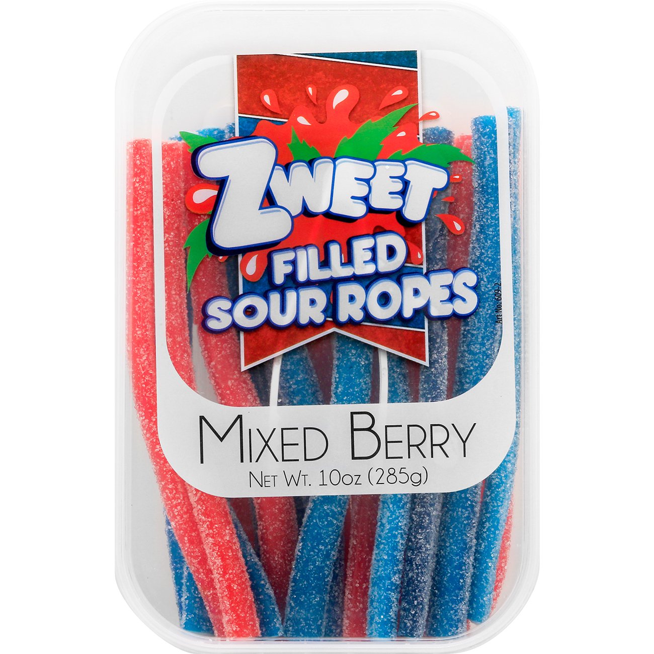 Zweet Kosher Mixed Berry Filled Sour Ropes Candy - Shop Candy at H-E-B