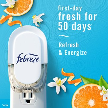 Febreze Plug In Air Freshener Scented Oil Refill - Refresh & Energize