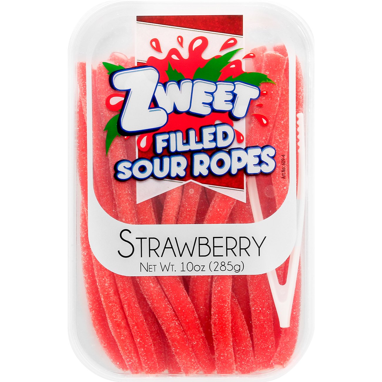 Zweet Kosher Strawberry Filled Sour Ropes Candy - Shop Candy at H-E-B