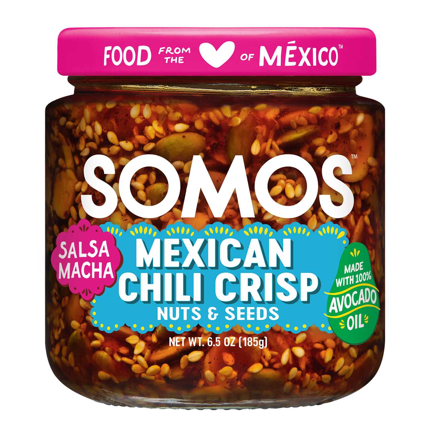 Somos Mexican Chili Crisp Nuts & Seeds Salsa Macha