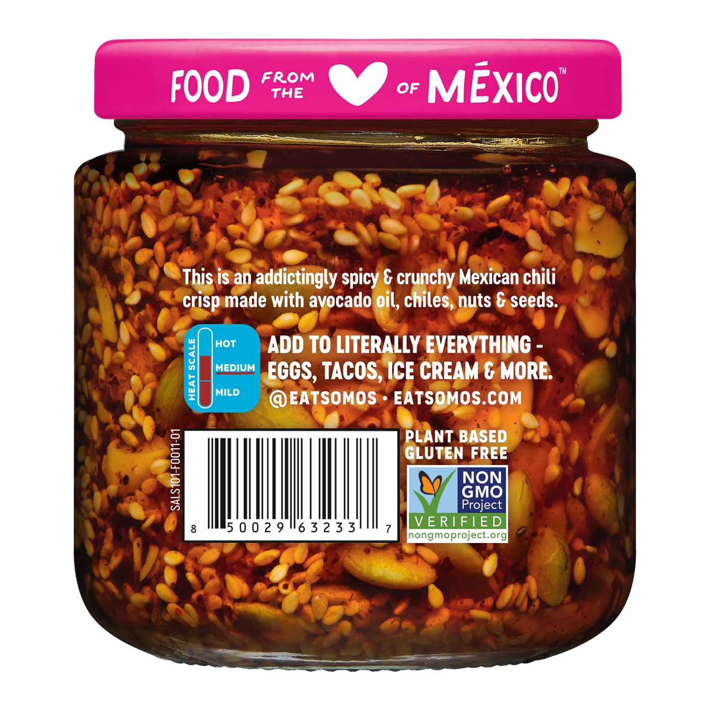 Somos Mexican Chili Crisp Nuts & Seeds Salsa Macha - Shop Specialty ...