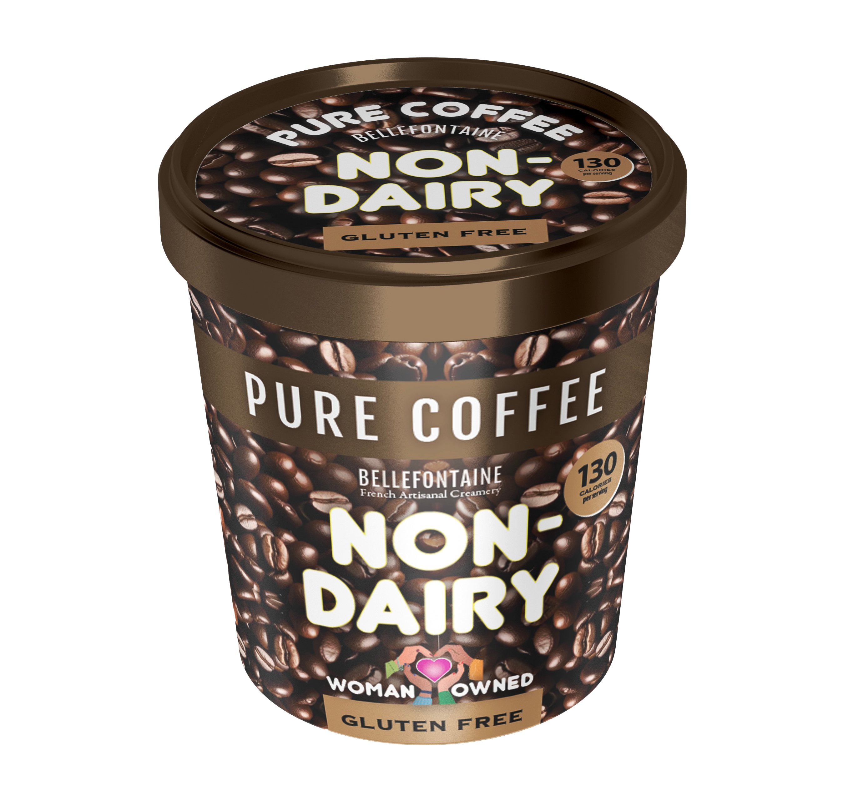 Bellefontaine NonDairy Coffee Ice Cream Shop Ice cream at HEB