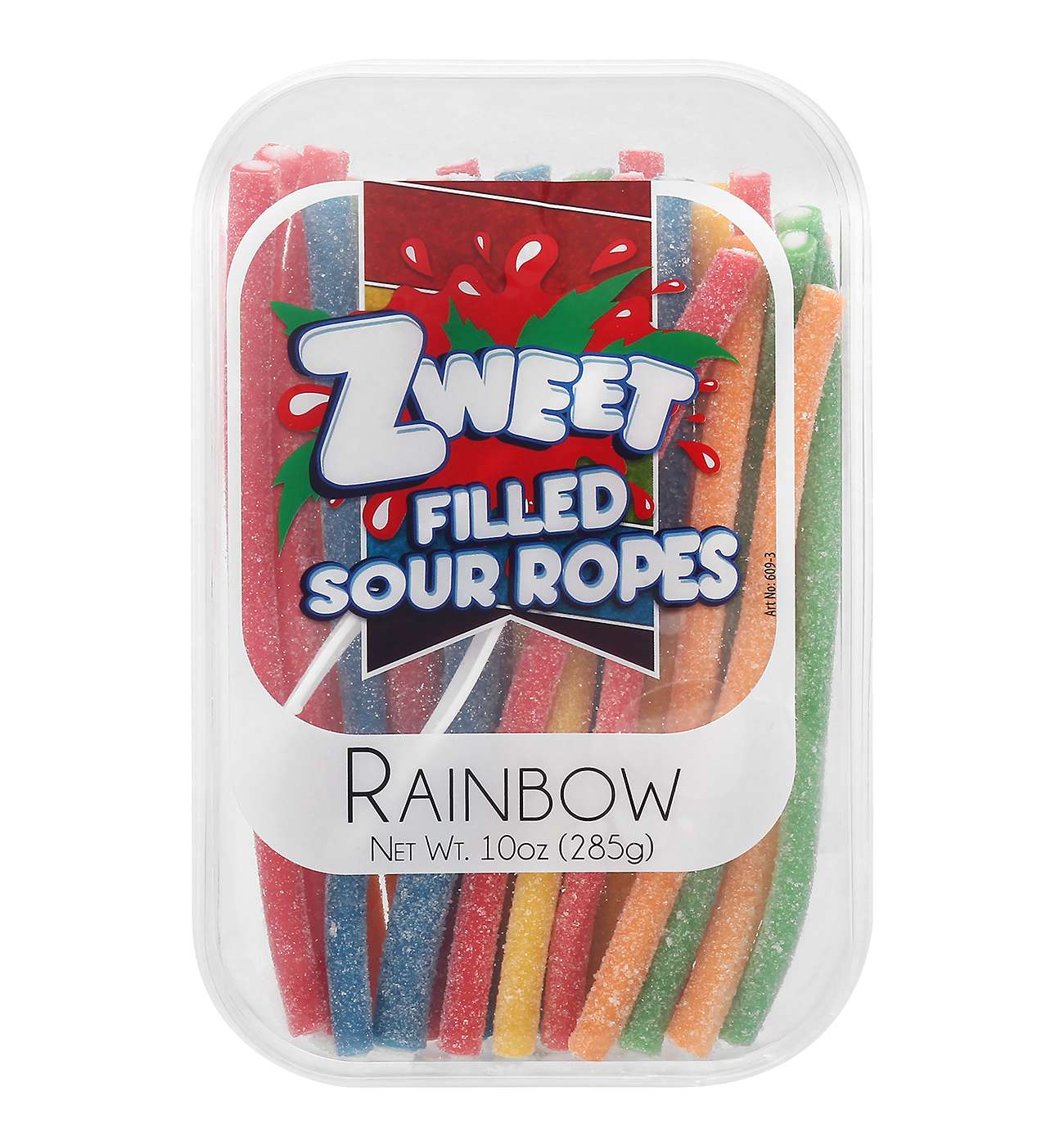 Zweet Kosher Rainbow Filled Sour Ropes Candy - Shop Candy at H-E-B