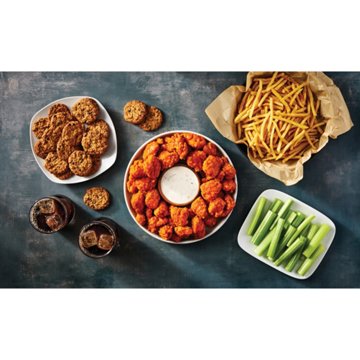 H-E-B Fully Cooked Frozen Boneless Chicken Wyngz - Buffalo Style