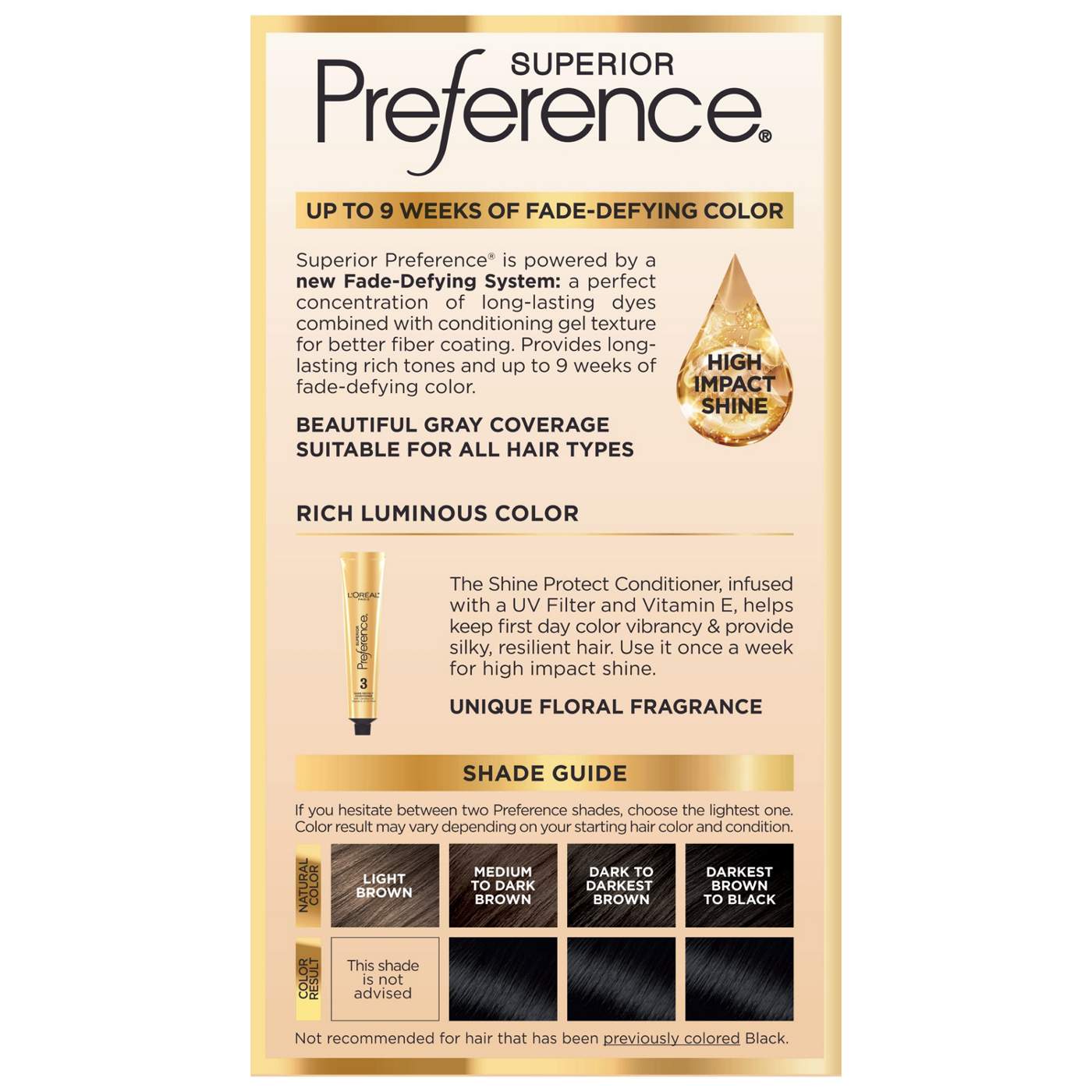 L'Oréal Paris Superior Preference Permanent Hair Color - 2 Natural Black; image 2 of 2