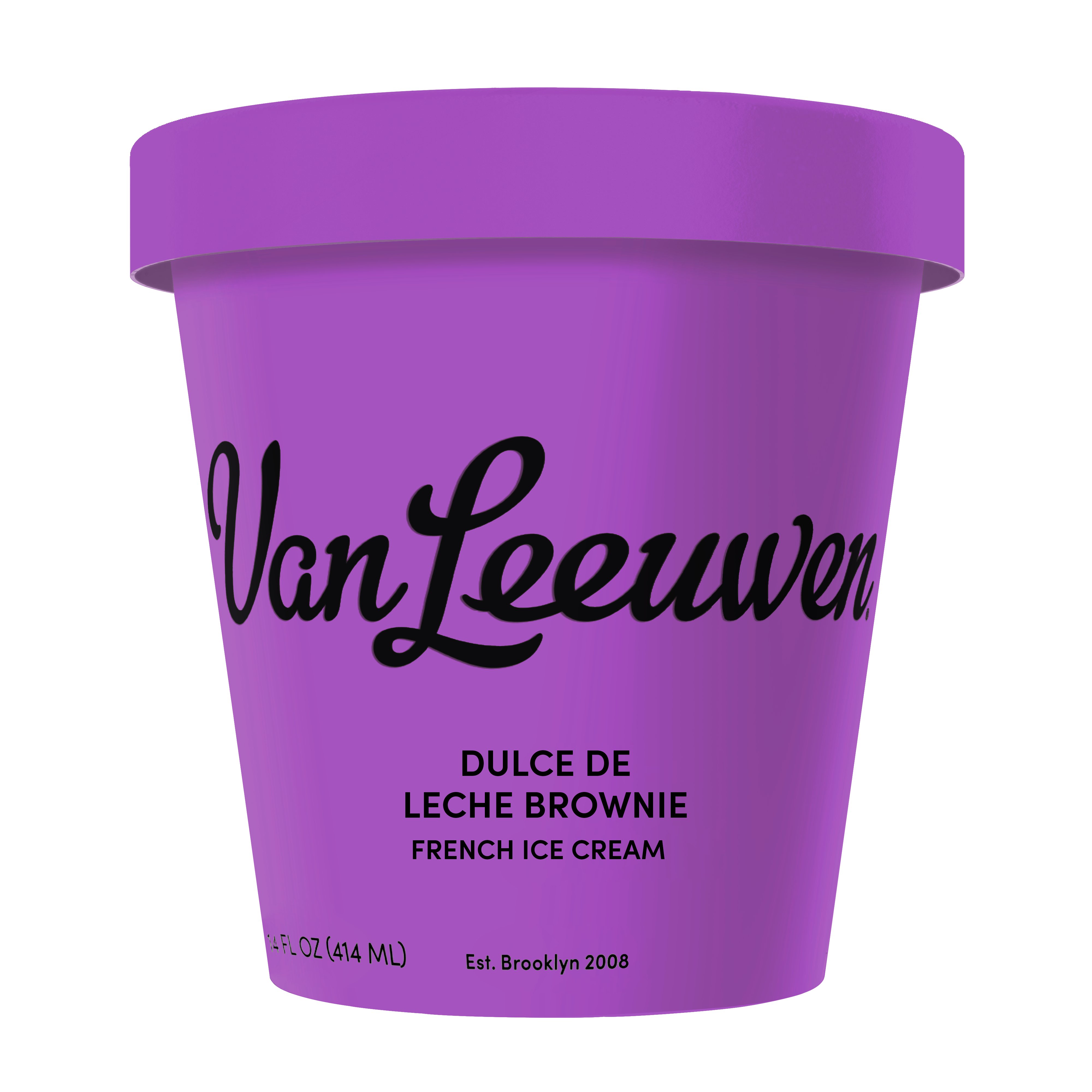 Van Leeuwen Dulce De Leche Brownie Ice Cream Shop Ice Cream at HEB