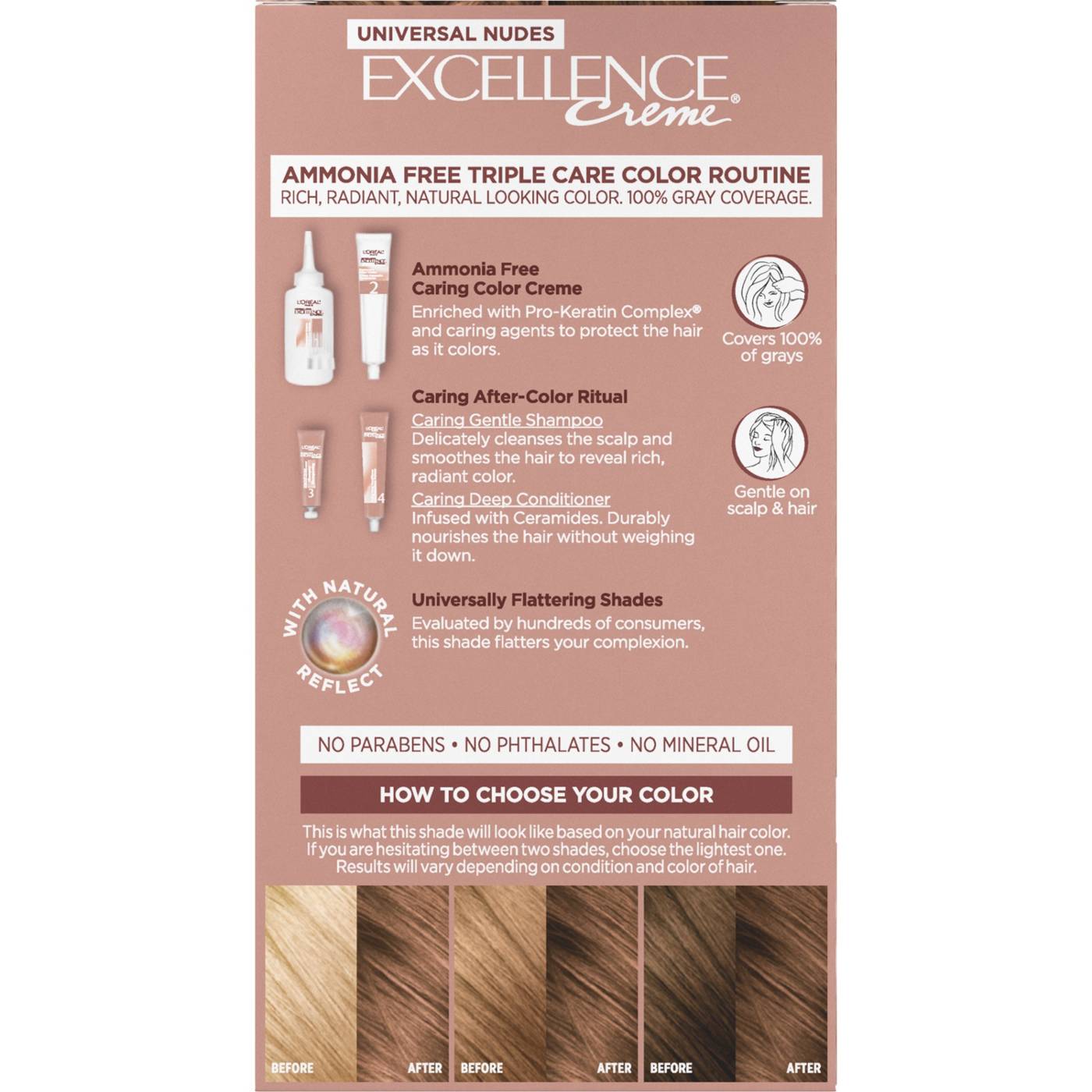 L'Oréal Paris Excellence Creme Hair Color - 7N Dark Blonde - Shop Hair ...