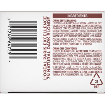 L'Oréal Paris Excellence Universal Nudes Permanent Hair Color 7N Natural Dark Blonde