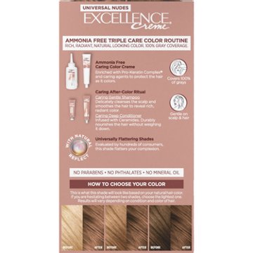 L'Oréal Paris Excellence Universal Nudes Permanent Hair Color 7N Natural Dark Blonde