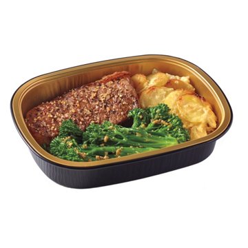Meal Simple by H-E-B New York Strip Steak, Potatoes Au Gratin & Baby Broccoli, Avg. 1.5 lbs