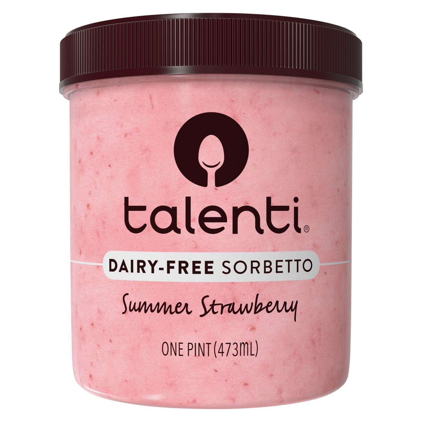 Talenti Summer Strawberry Dairy-Free Sorbetto; image 1 of 8