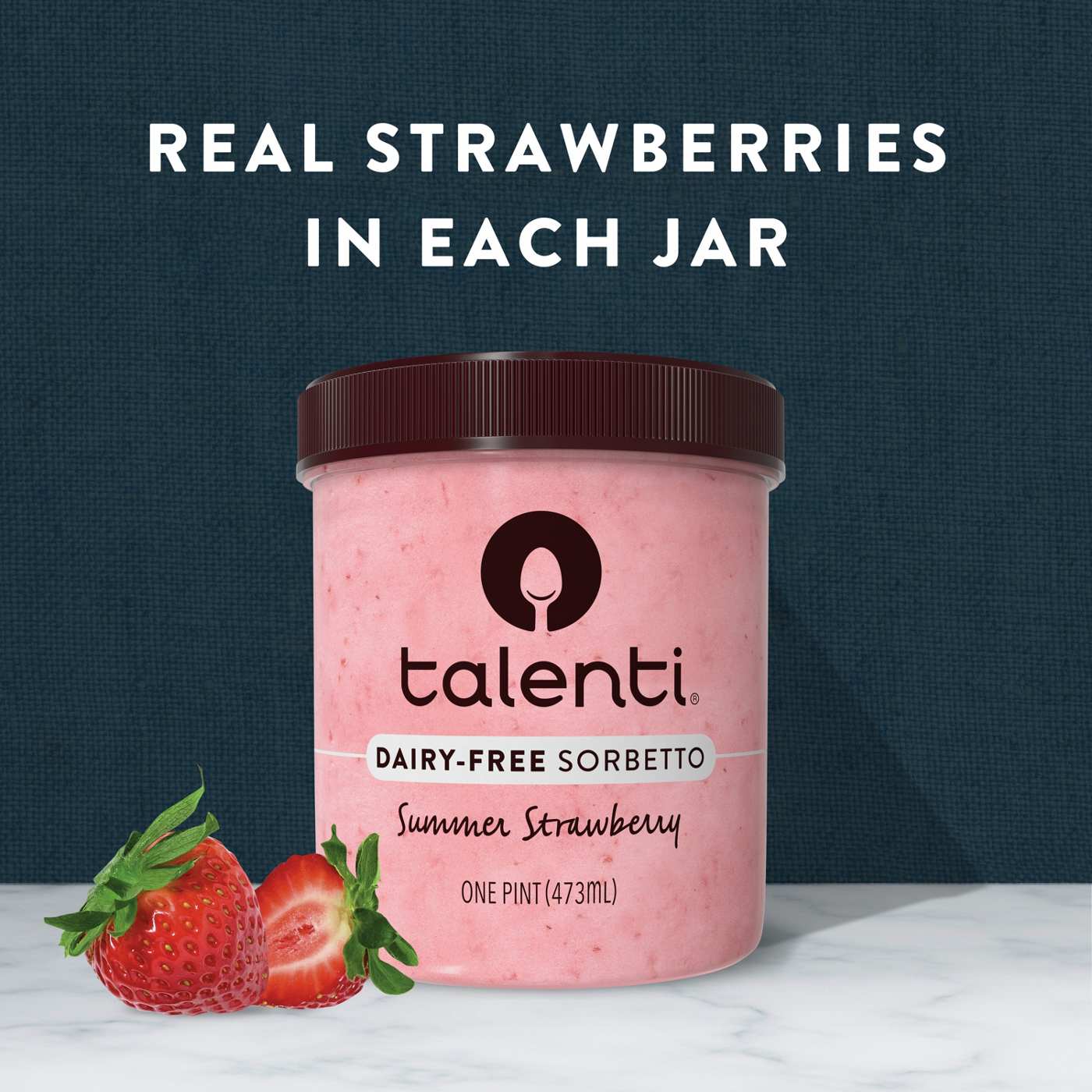 Talenti Summer Strawberry Dairy-Free Sorbetto; image 6 of 8