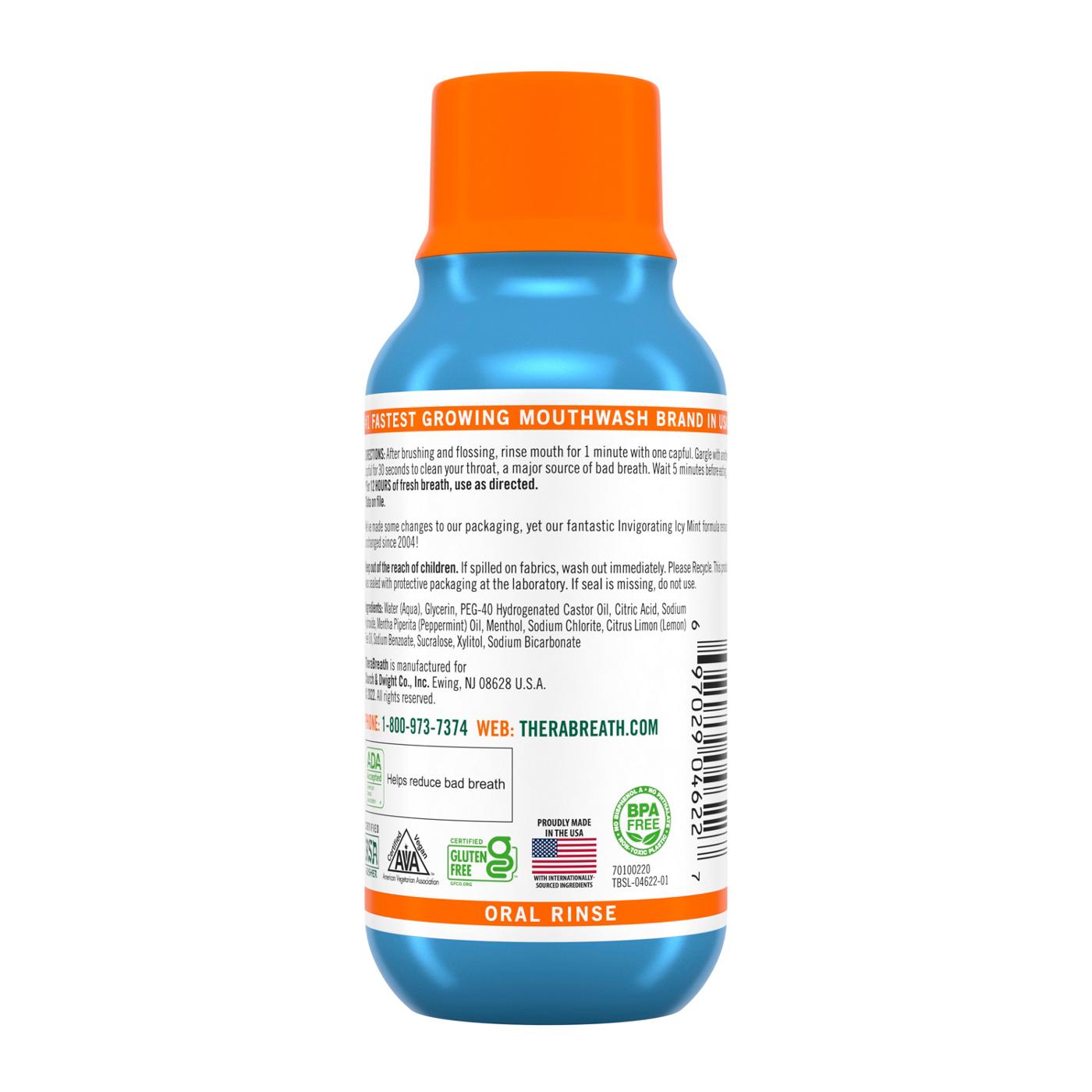 TheraBreath Fresh Breath Oral Rinse - Icy Mint; image 2 of 2