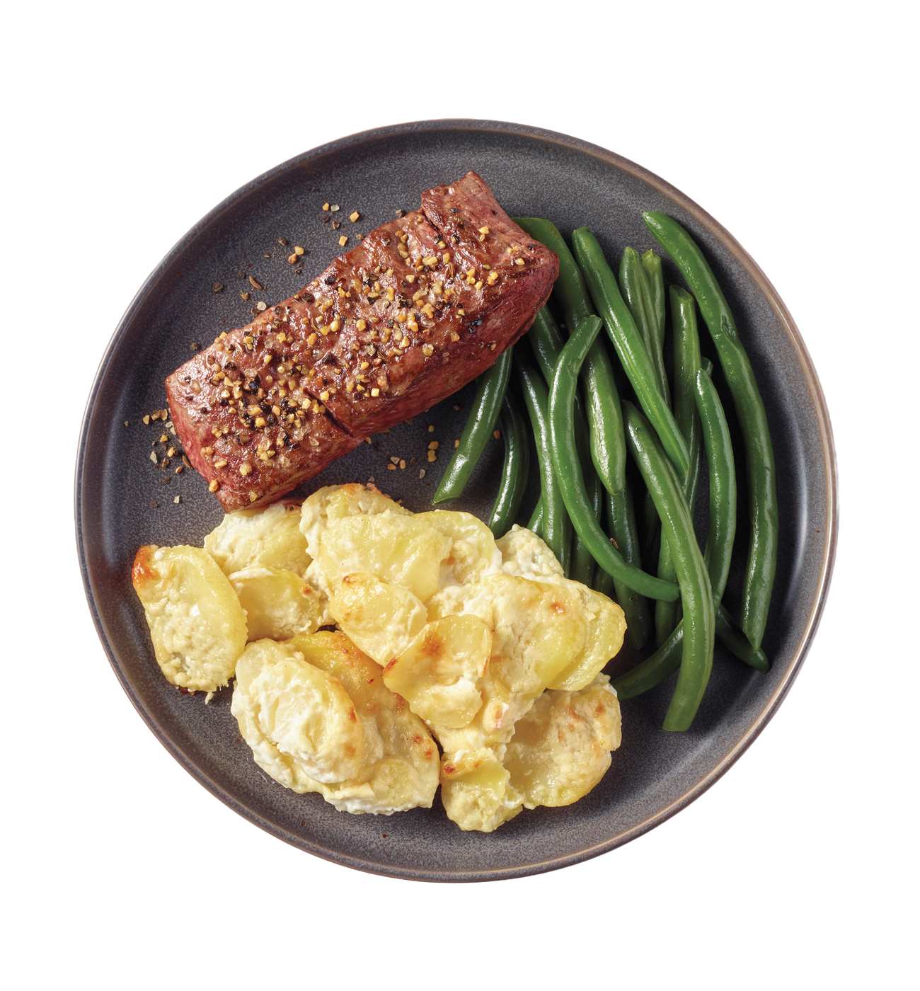 Meal Simple by H-E-B American Style Wagyu Beef Flat Iron Steak, Potatoes Au Gratin & Green Beans; image 3 of 4