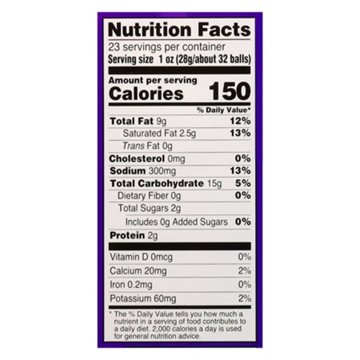 Utz Cheeseballs Barrel, 23 oz