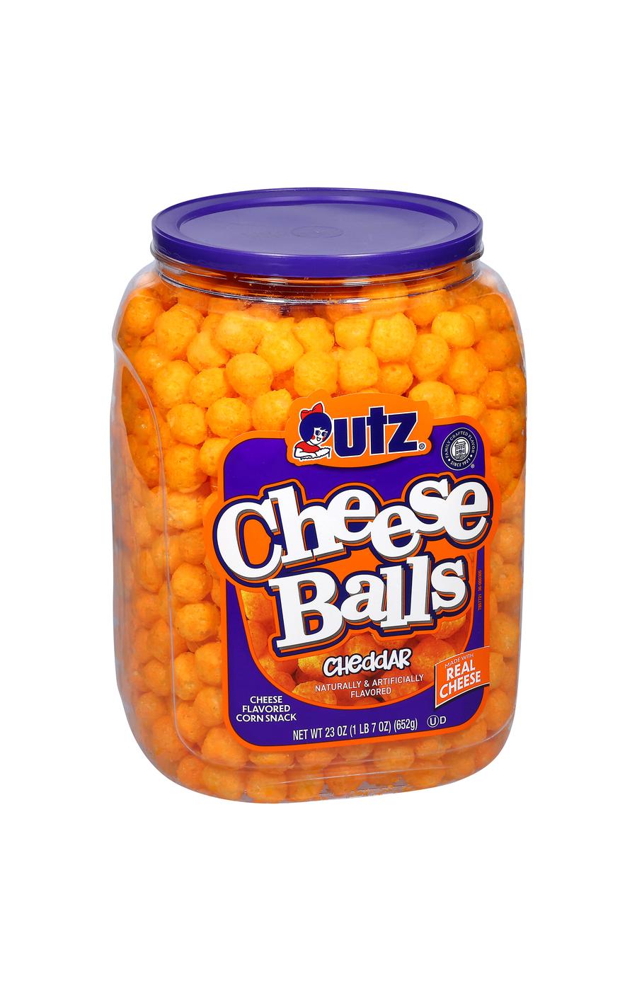 Utz Cheeseballs Barrel; image 4 of 4