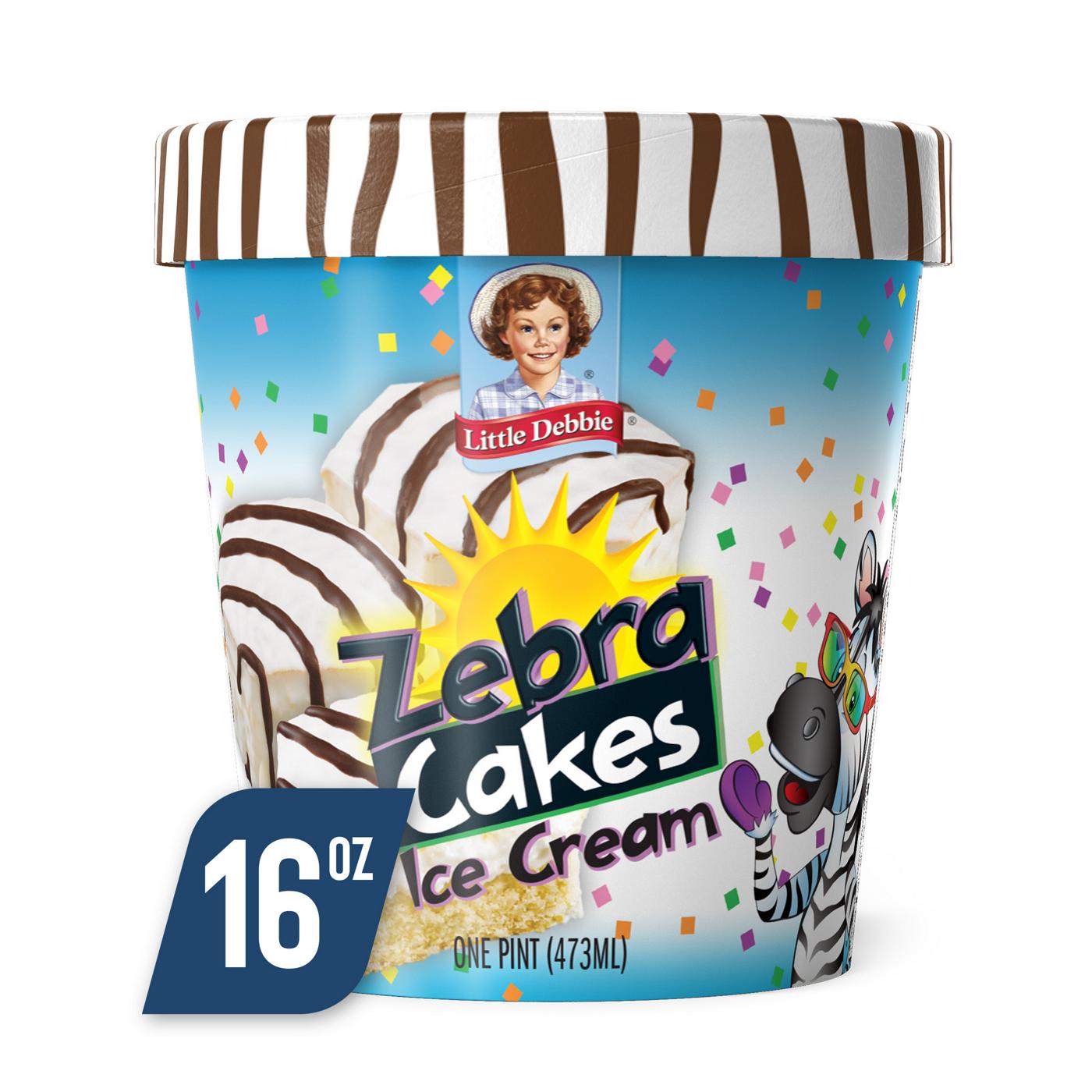 Little Debbie Zebra Cakes Ice Cream; image 3 of 4