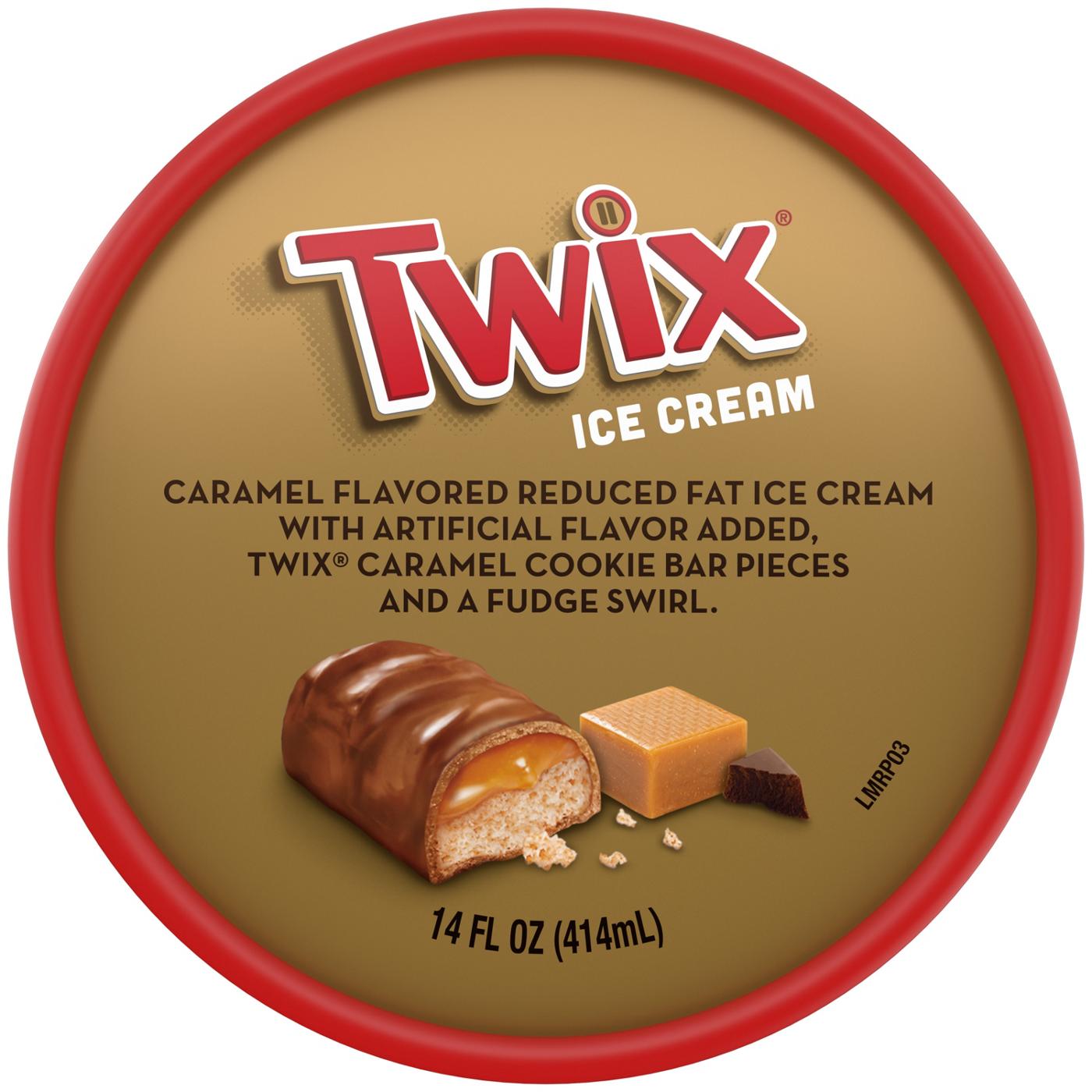 Twix Caramel Fudge Swirl Ice Cream; image 5 of 5