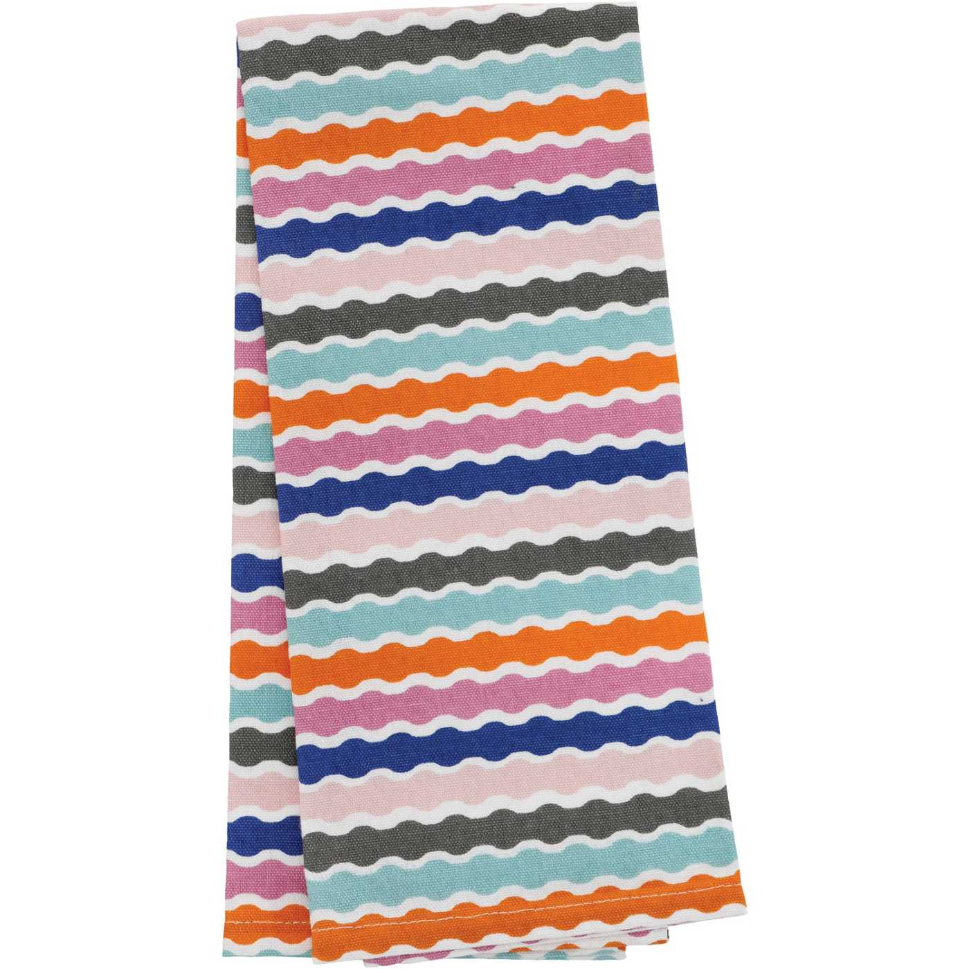 Destination Holiday Kitchen Towel -  Dotted Stripe; image 1 of 2