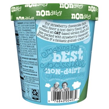 Ben & Jerry's Non Dairy Strawberry Cheezecake Frozen Dessert