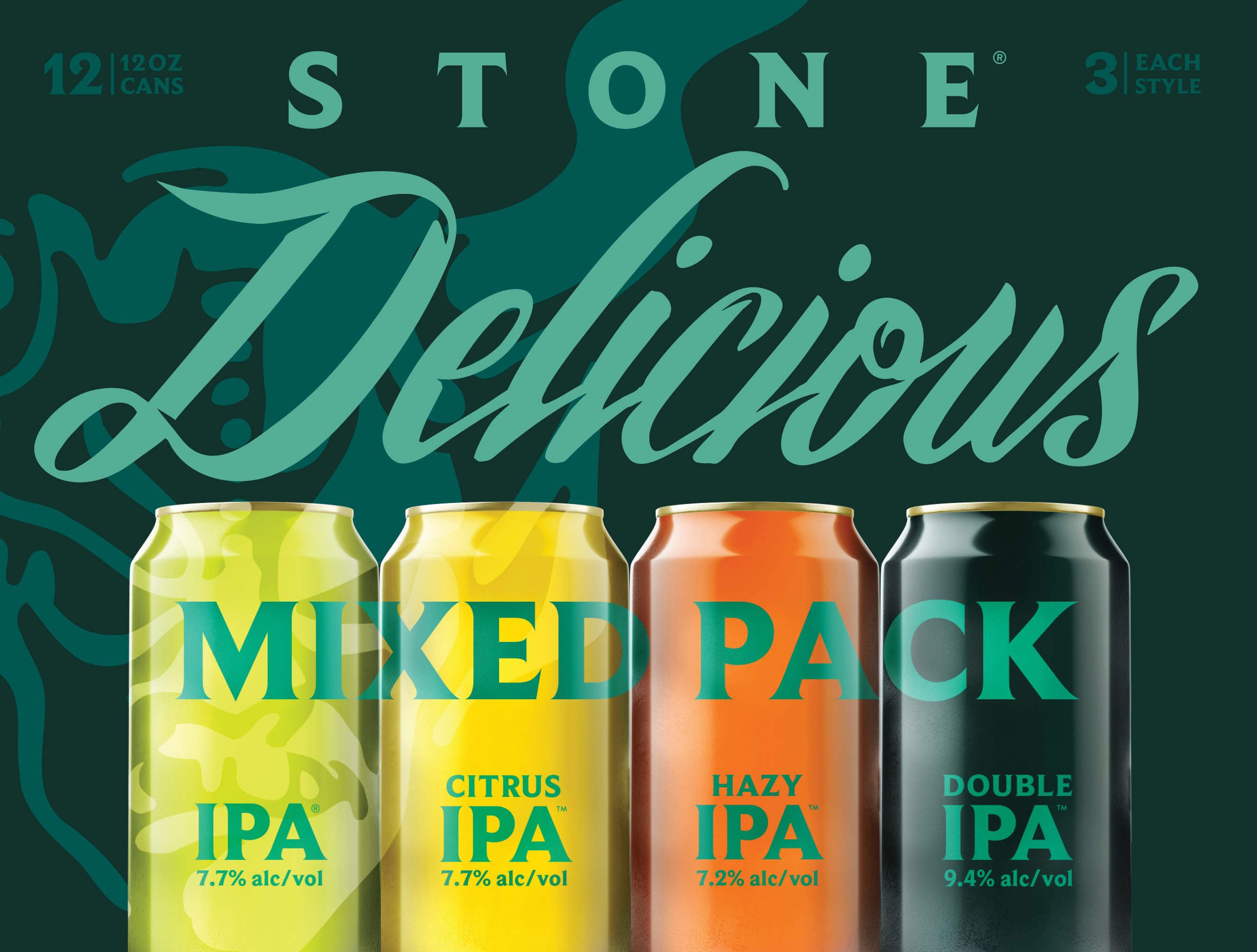 Stone Delicious Mixed Pack 12 pk Cans - Shop Beer at H-E-B