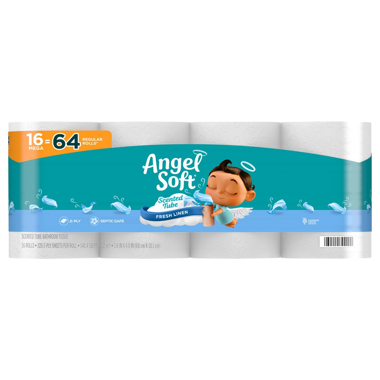 Angel Soft Fresh Linen Scented Toilet Paper Shop Toilet paper at HEB