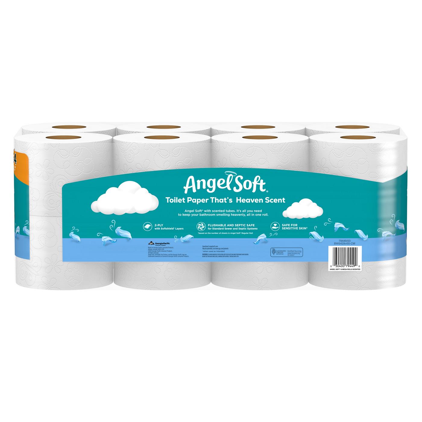 Angel Soft Fresh Linen Scented Toilet Paper Shop Toilet paper at HEB