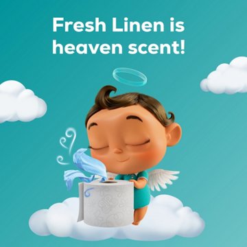 Angel Soft Toilet Paper with Fresh Linen Scented Tube