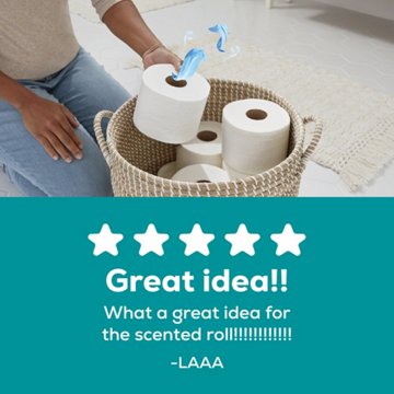 Angel Soft Toilet Paper with Fresh Linen Scented Tube