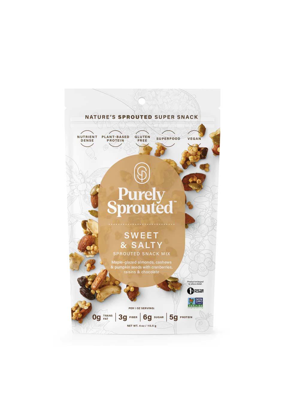 Purely Sprouted Sweet & Salty Sprouted Snack Mix; image 1 of 2