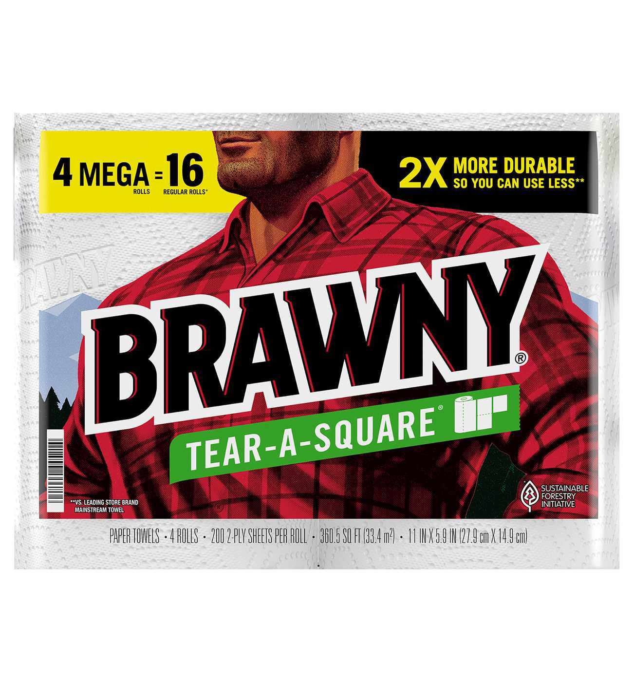 Brawny Pick-A-Size Mega Roll Paper Towels; image 1 of 2