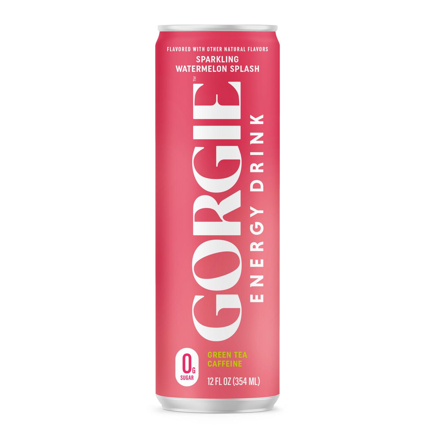 Gorgie Energy Drink - Sparkling Watermelon Splash; image 1 of 3