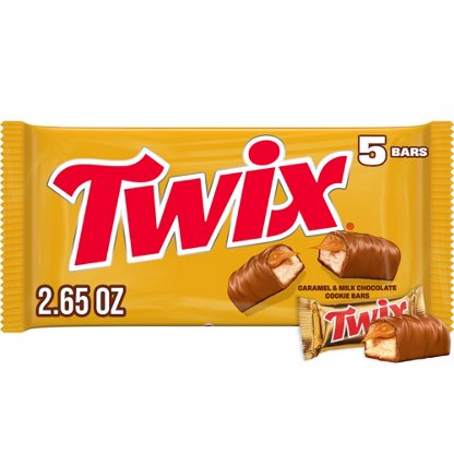 Twix Milk Chocolate Caramel Cookie Minis Candy Bars - Sharing Size