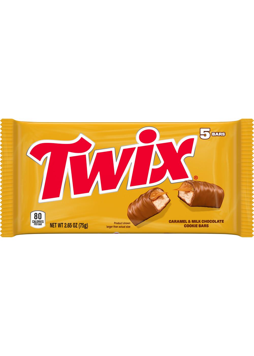 Twix Chocolate Caramel Fun Size Candy Bars; image 3 of 10