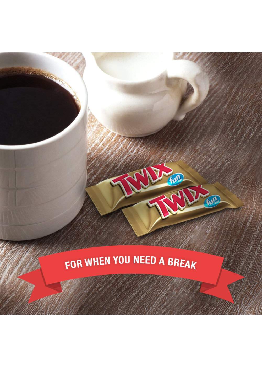Twix Chocolate Fun Size Candy Bars; image 3 of 5