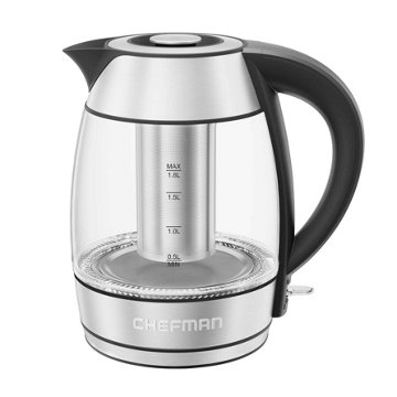 Chefman Fast-Boil Electric Infuser Kettle, 1.8 L