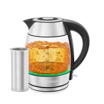 Chefman Fast-Boil Electric Infuser Kettle, 1.8 L
