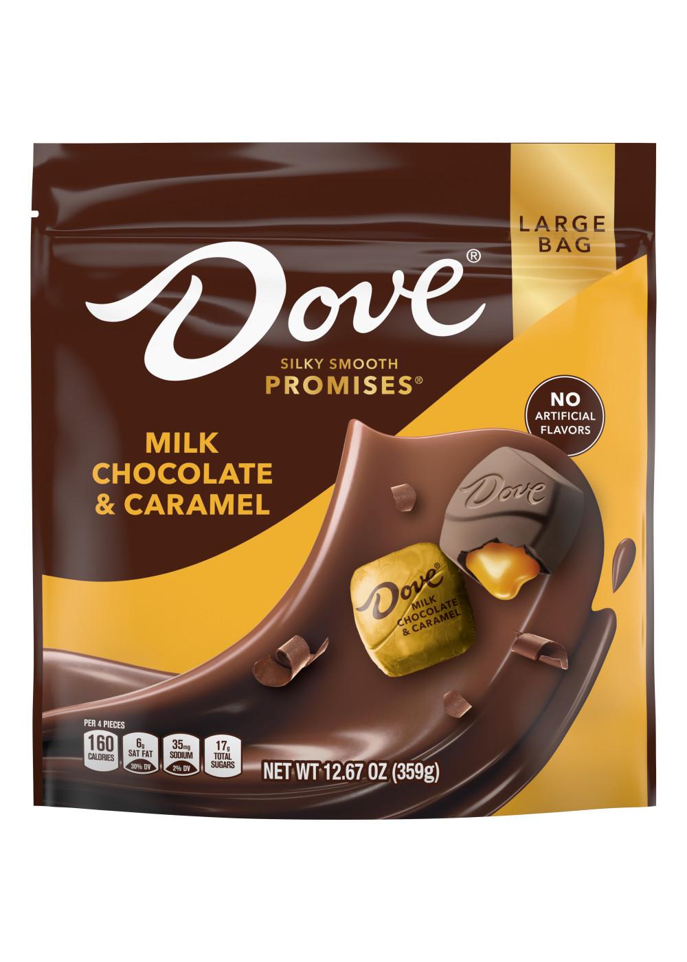 Dove Promises Milk Chocolate & Caramel Candy - Large Bag; image 1 of 3