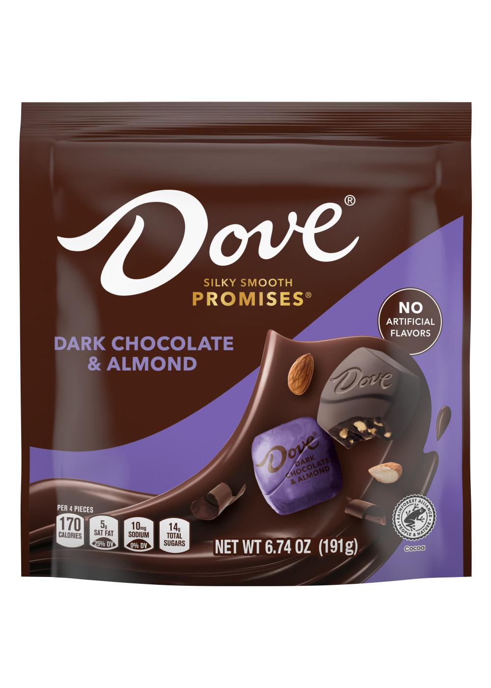 Dove Promises Dark Chocolate & Almond Candy; image 1 of 7