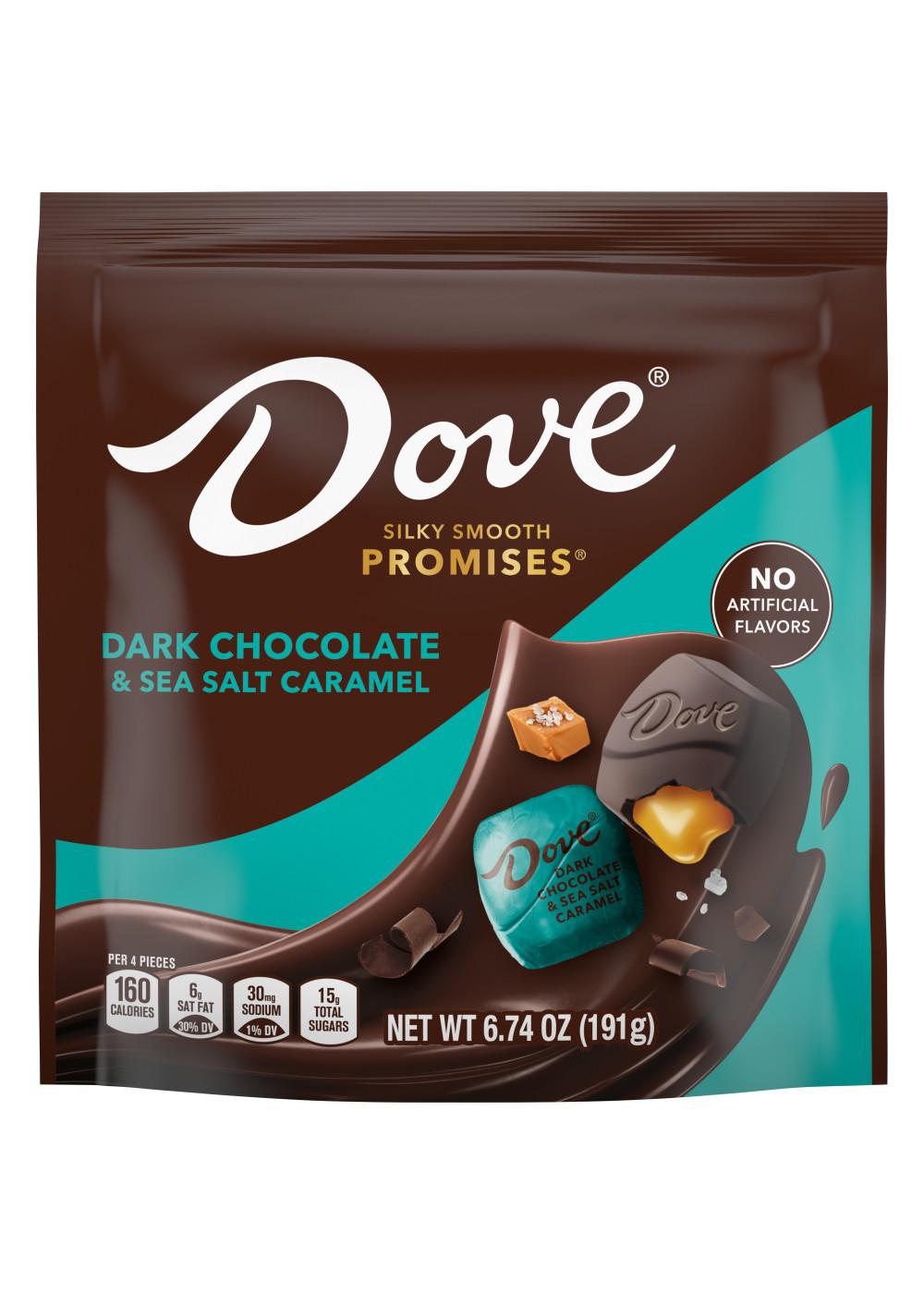 Dove Promises Dark Chocolate & Sea Salt Caramel Candy; image 1 of 7