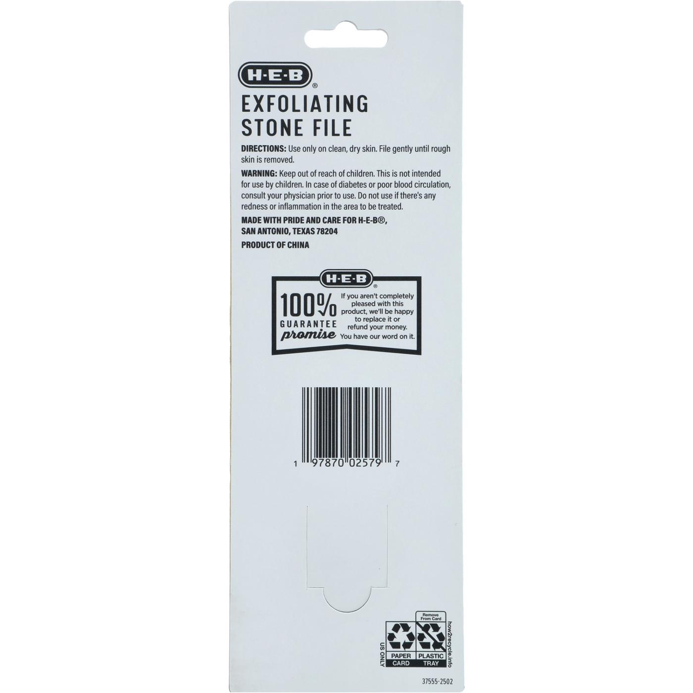 H-E-B Exfoliating Stone File; image 2 of 2