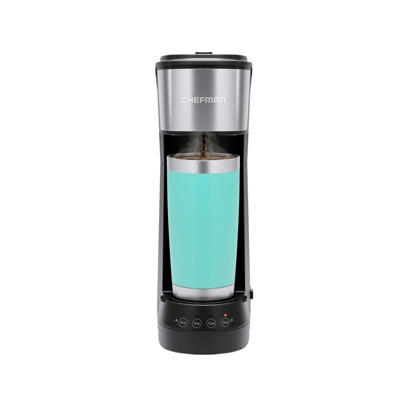 Chefman instacoffee max single serve brewer with lift shop coffee