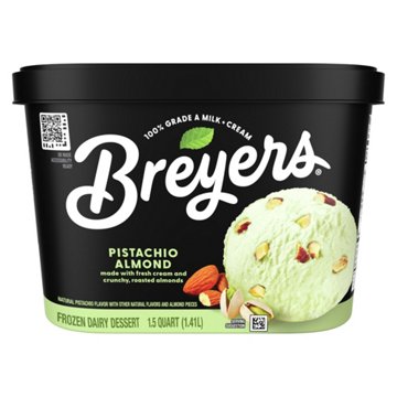 Breyers Pistachio Almond Frozen Dairy Dessert