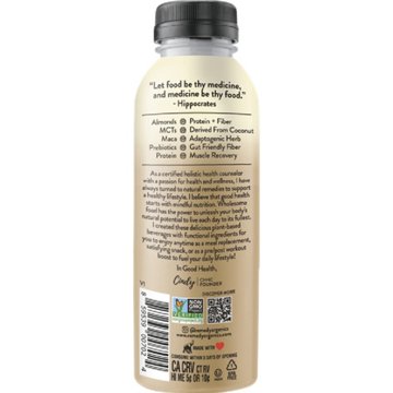 Remedy Organics Vanilla Powder Plant Based Shake, 12 oz