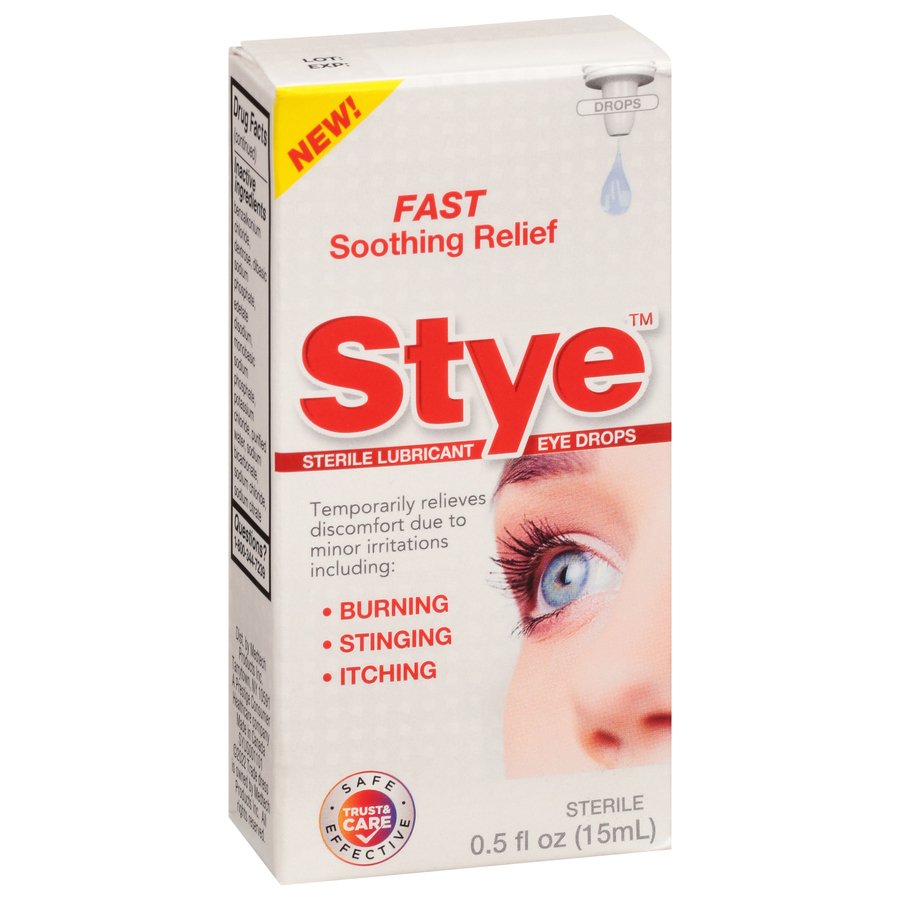 Stye Sterile Lubricant Eye Drops Shop Eye drops & lubricants at HEB