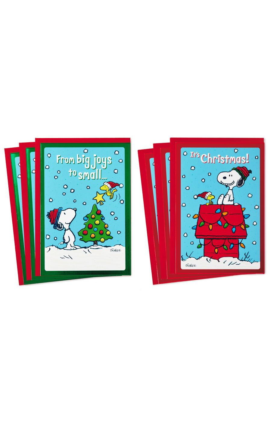 Hallmark Christmas Cards Peanuts Assortment; image 1 of 7