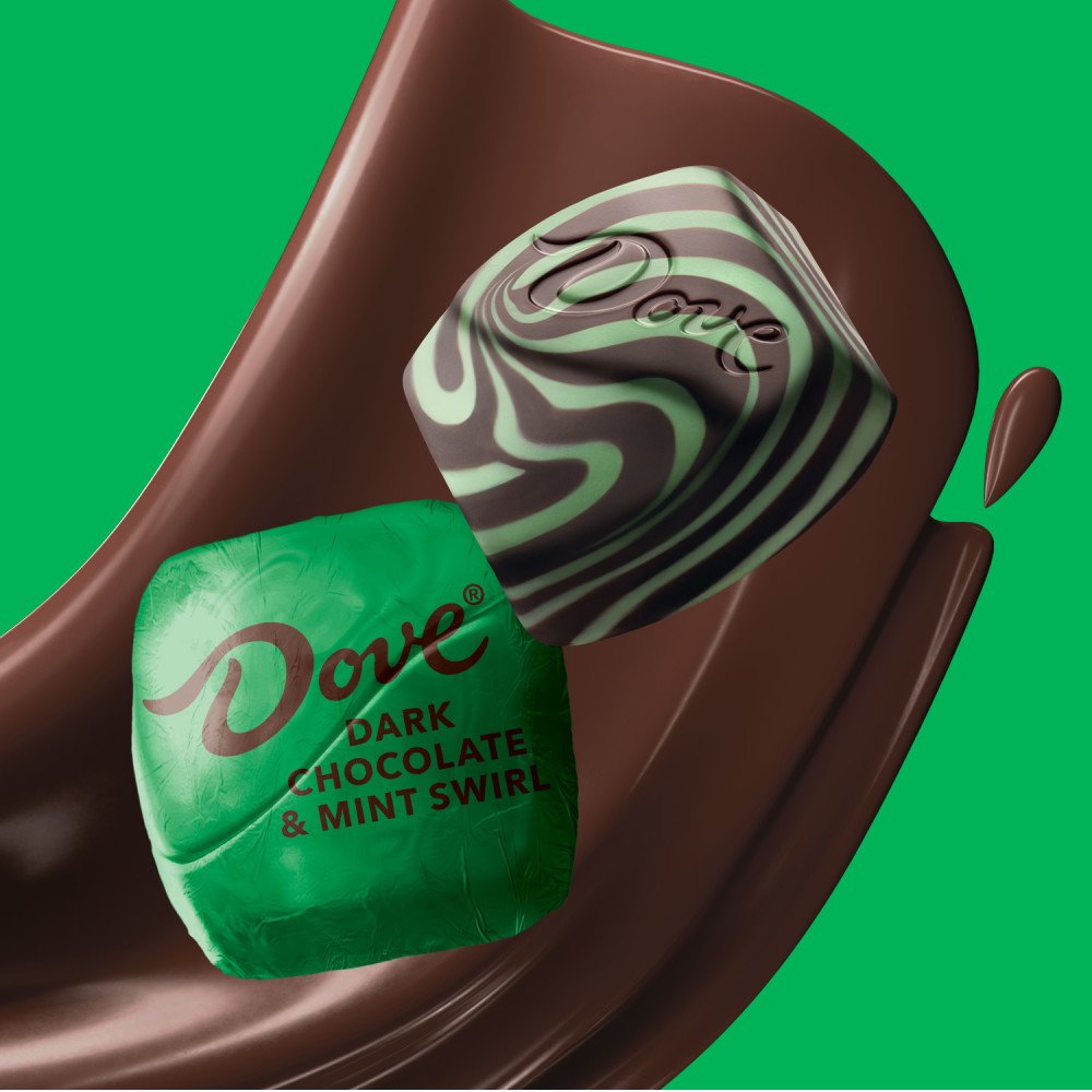 Dove Promises Dark Chocolate & Mint Swirl Candy - Shop Candy At H-E-B