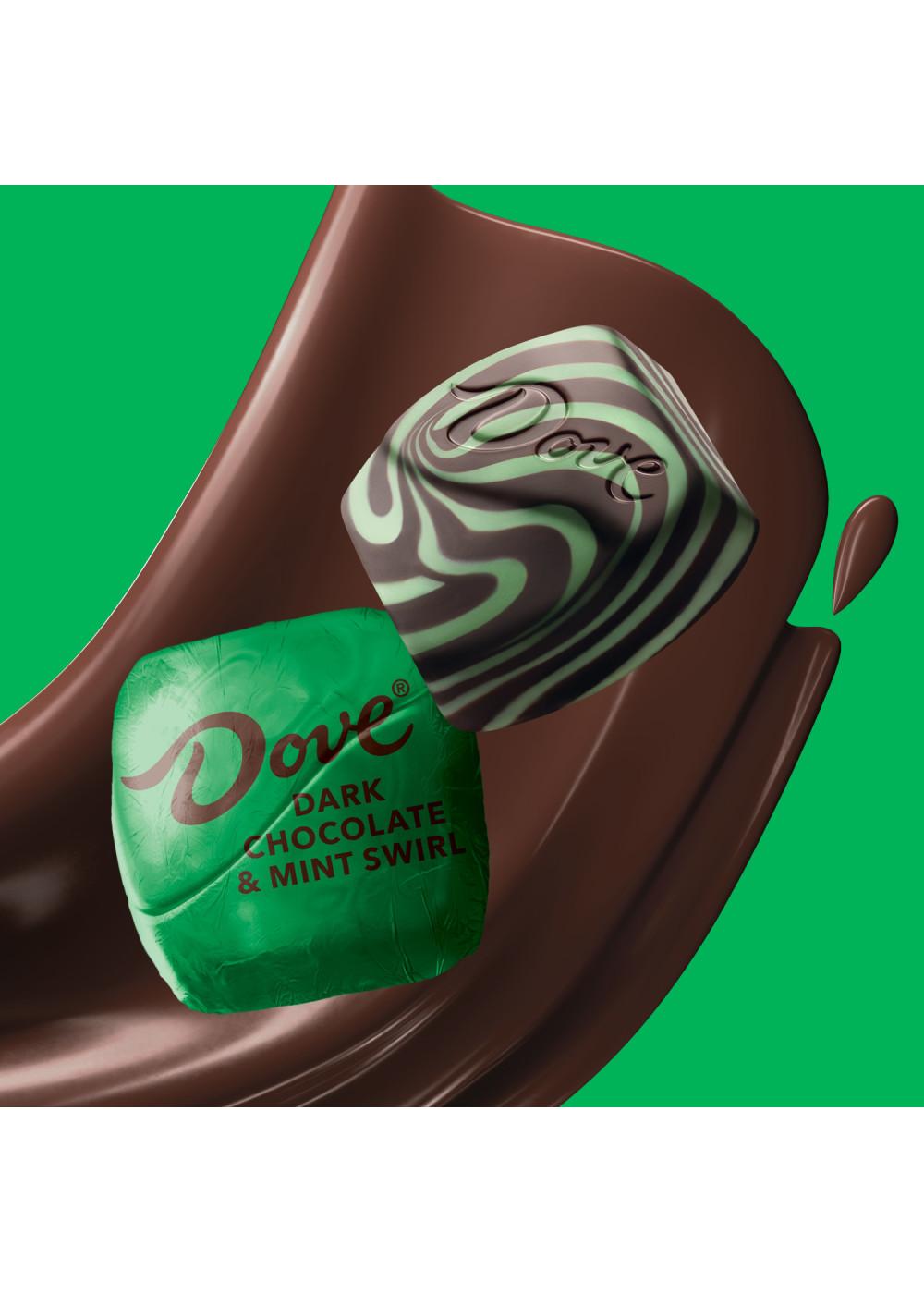 Dove Promises Dark Chocolate & Mint Swirl Candy; image 2 of 7