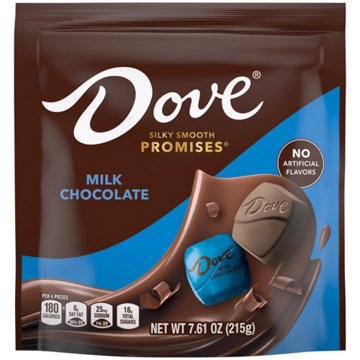 Dove Promises Milk Chocolate Individually Wrapped Candy, 7.61 oz